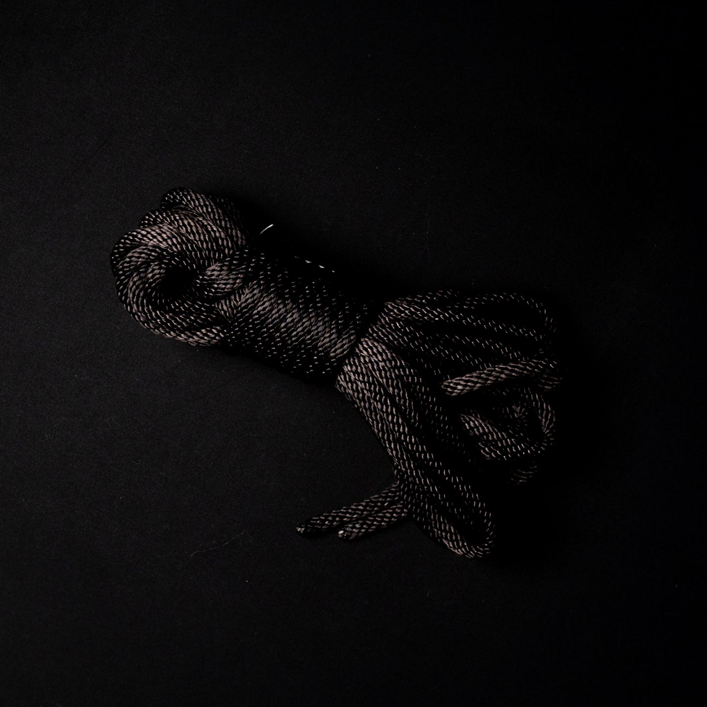 30 ft nylon rope bundle in Vampyre Black, a warm rich black with chocolate undertone. 