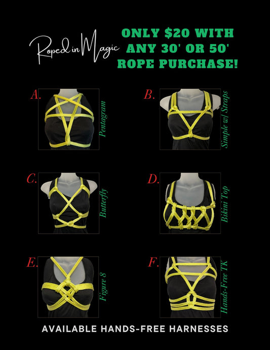 Harness w/ Rope Purchase - IN PERSON EVENTS ONLY
